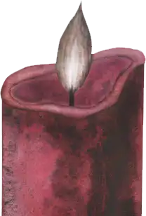 Vela acesa